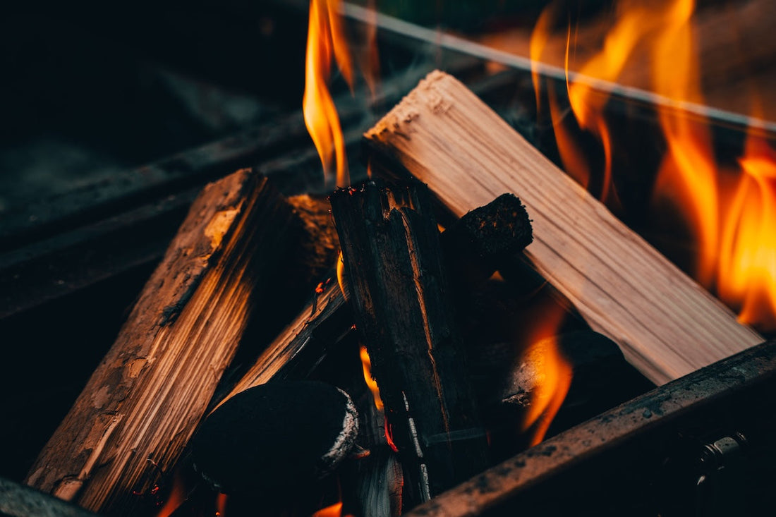 wood fired coffee roasting