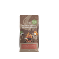 A 250g bag of Wholey Moley Wood Roasted Coffee Beans, Chocolate Campfire flavor, shown on a plain white background.